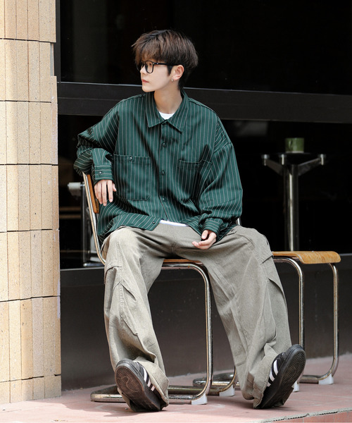 NEOS（KOKUYO） シャツ 新色追加「neos」ルーズシルエット ピン