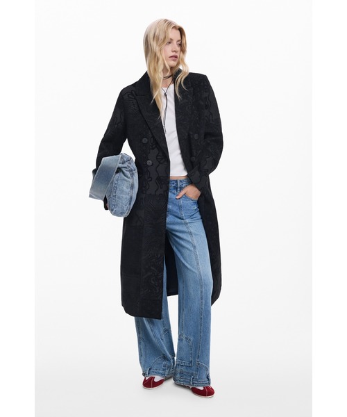 Desigual（デシグアル） コート チェスターコート テクスチャード V