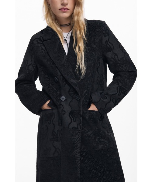 Desigual（デシグアル） コート チェスターコート テクスチャード V