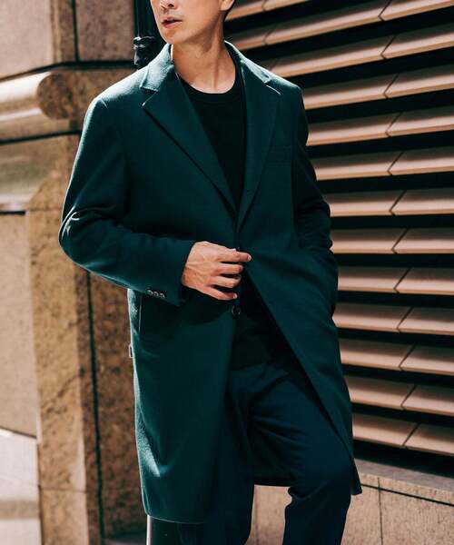 EDIFICE（エディフィス） チェスターコート コート SUPER 140's ウール