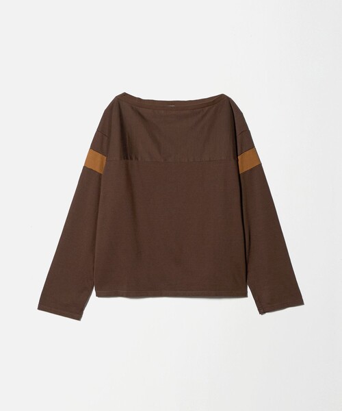 6 tシャツ 「6(ROKU)」コットン レーヨン フットボール オフショルダー