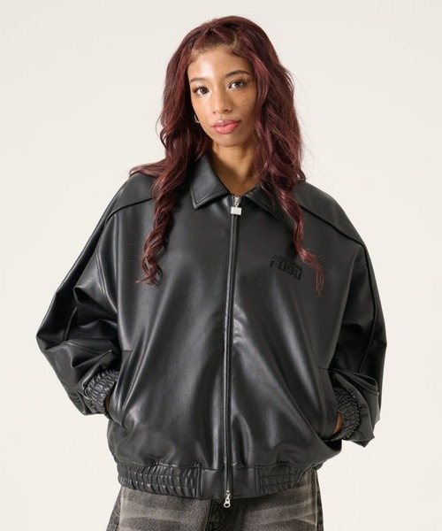 FUBU（フブ） コート ジャケット FUBU-Faux Leather Jacket メンズ