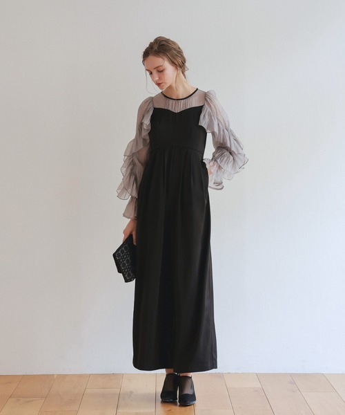 Dorry Doll（ドリードール） パンツドレス シアーフリルパンツドレス