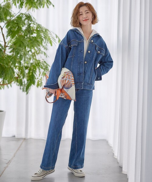 デニムジャケット gジャン 「再入荷/RED CARD TOKYO×23区」オーバー