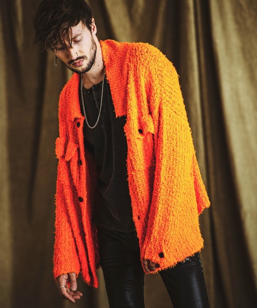 NO ID.（ノーアイディー） ブルゾン アウター 「NO ID.」Feather Yarn