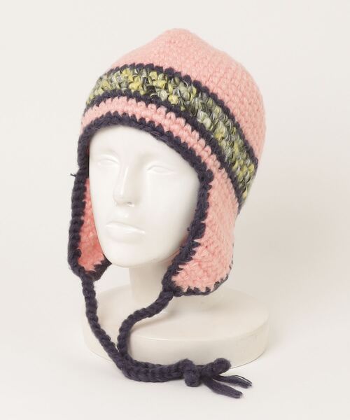 ニット帽 ニットキャップ 「HIKA」ボヘミアンニットCAP レディース