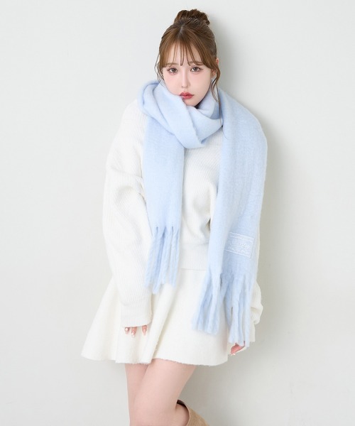 one after another NICE CLAUP マフラー ストール ブークレマフラー