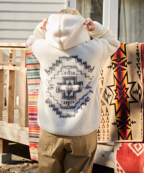 PENDLETON（ペンドルトン） コート ジャケット ボアジャガードジップ