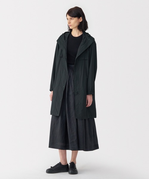 MUJI Labo コート アウター 「MUJI Labo」婦人 軽量撥水ナイロンフード