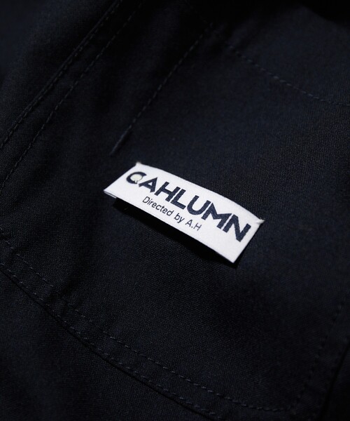 CAHLUMN（カウラム） シャツ Saxony Chain Stitch Open Collar Shirt