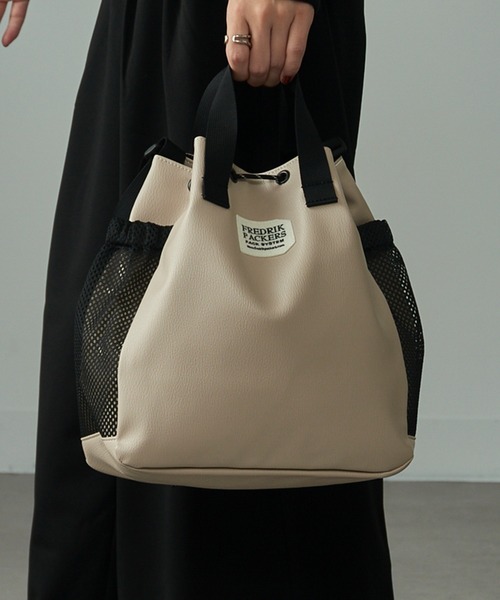 ふふタグ付き新品Gemeil バスケットバッグ ふふ様専用タグ付き新品