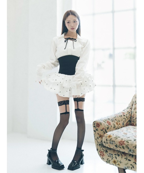 Darich（ダーリッチ） ワンピース ボリュームフレアセットアップ