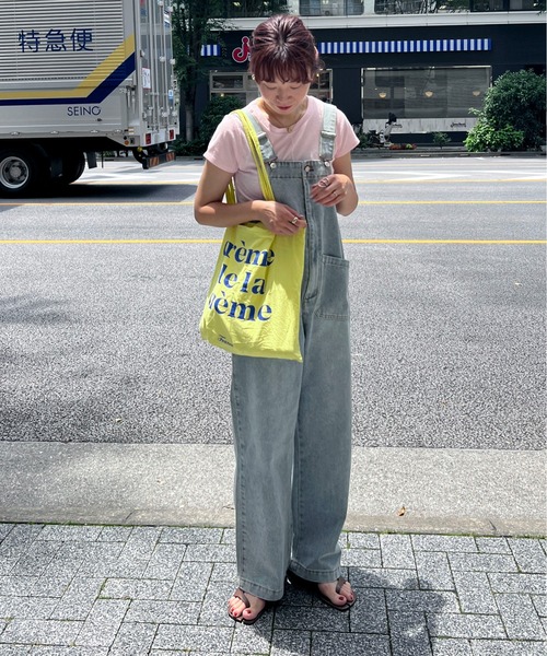 サロペット オーバーオール 「XSサイズあり」フロントジップデニム