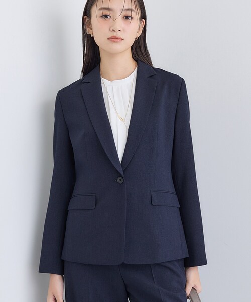 INDIVI（インディヴィ） スーツ 「洗える／通勤／スーツ」メランジ