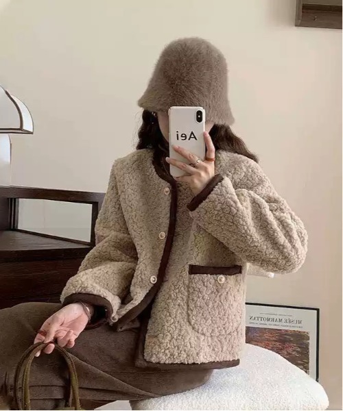 gossip!ロサンゼルス ジャケット テーラードジャケット Y2K ボア