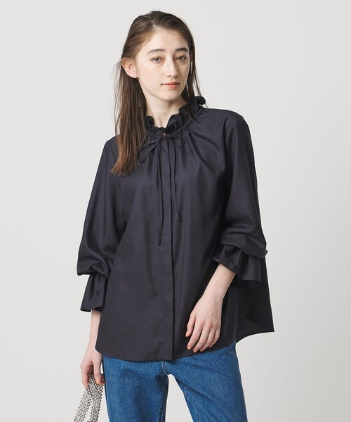 UNITED ARROWS（ユナイテッドアローズ） ブラウス シャツ フリルカラー