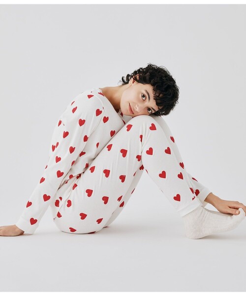 PETIT BATEAU（プチバトー） パジャマ ルームウェア プリント長袖
