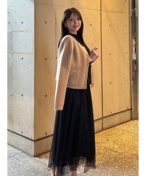 FRAY I.D（フレイ・アイディー） カーディガン フォックスウールニット