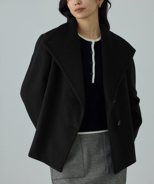 ROPE'（ロペ） ステンカラーコート コート プレミアムカシミヤ