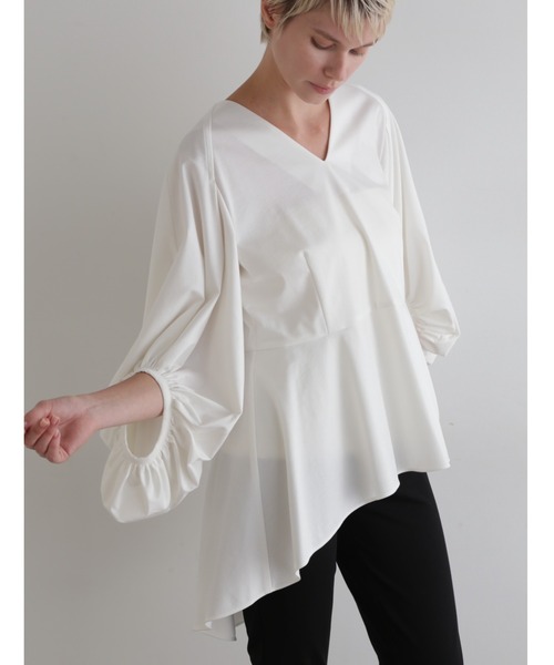 LE PHIL（ル フィル） ブラウス シャツ コンパクトポンチブラウス