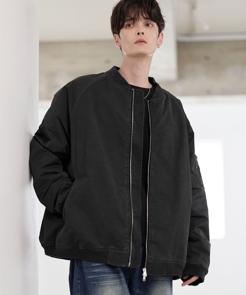 ASTRONOMY ma1 ma-1 ヴィンテージ加工ビッグMA-1ボンバージャケット