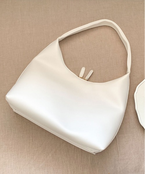 ハンドバッグ ワンハンドル トライアングル レザー バッグ : ZOZOTOWN