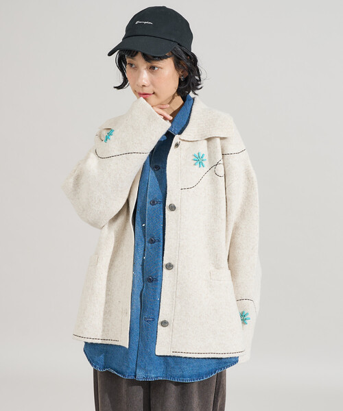 FREAK'S STORE（フリークスストア） カーディガン ウエスタン調 ビーズ