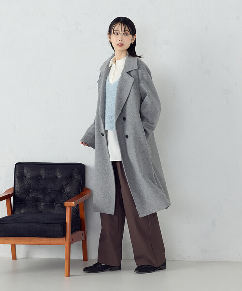 COMME CA ISM（コムサイズム） コート チェスターコート ロング