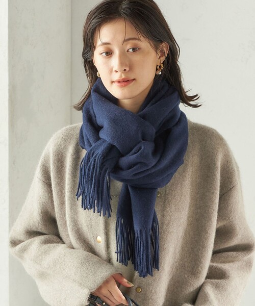 SHIPS（シップス） マフラー ストール ウール カシミヤ ウォッシャブル