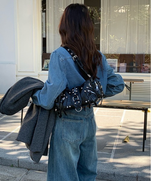 gossip!ロサンゼルス ショルダーバッグ バッグ Y2K スタッズショルダー