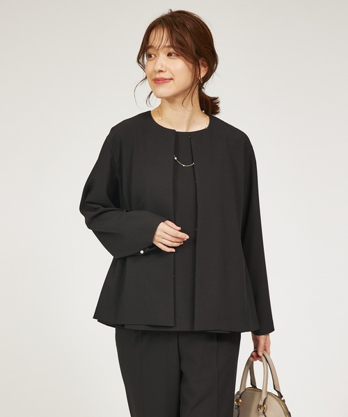 abahouse mavie（アバハウスマヴィ） ジャケット ノーカラージャケット