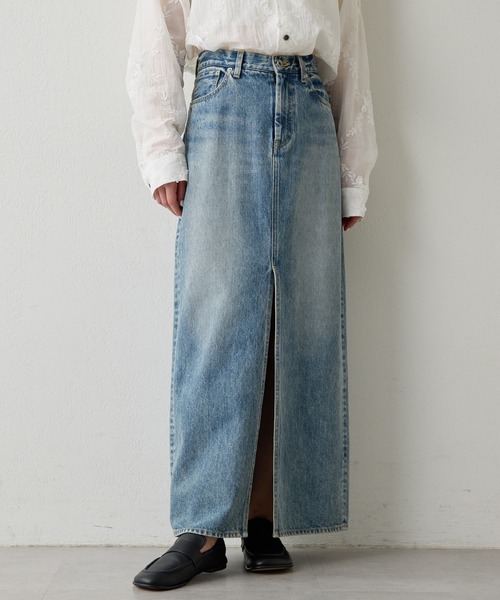 Whim Gazette（ウィム ガゼット） デニムスカート デニムスリット