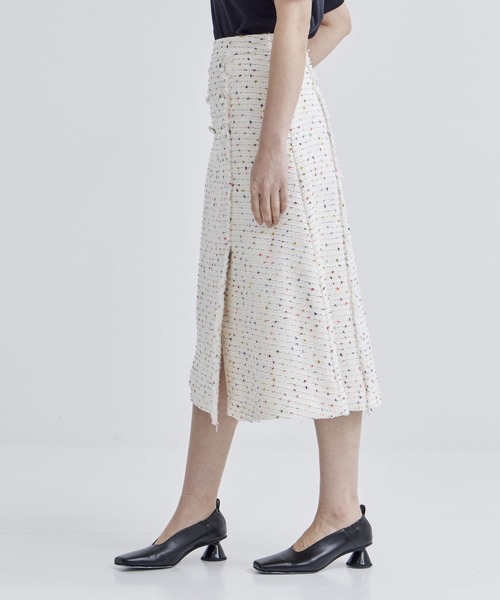 BORDERS at BALCONY（ボーダーズアットバルコニー） スカート FRINGE