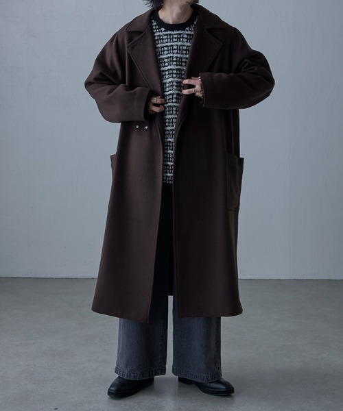 Lui's（ルイス） チェスターコート L グリーン メンズ : ZOZOTOWN