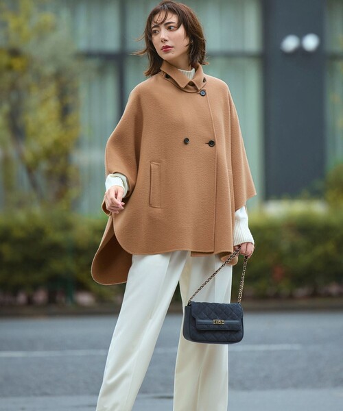 23区（ニジュウサンク） ポンチョ 「見上愛さん着用/Oggi12月号掲載