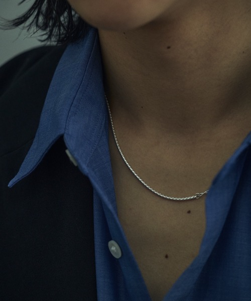 TEN. ネックレス SILVER925 シェードコンビチェーンネックレス SV