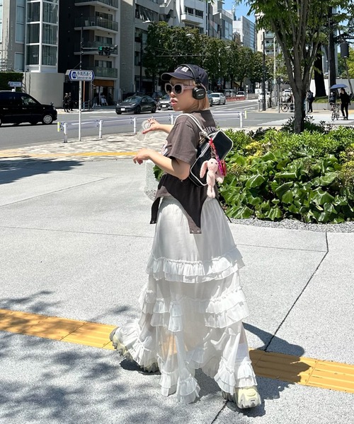Alley Tokyo スカート ふりふりシアースカート : ZOZOTOWN Yahoo!店