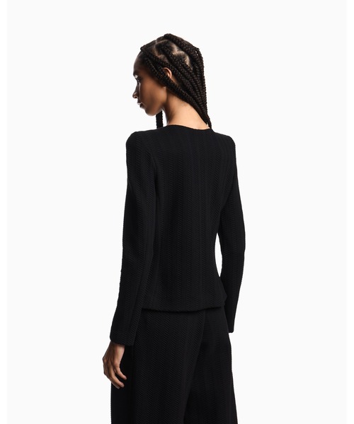 EMPORIO ARMANI ジャケット ノーカラージャケット 「エンポリオ