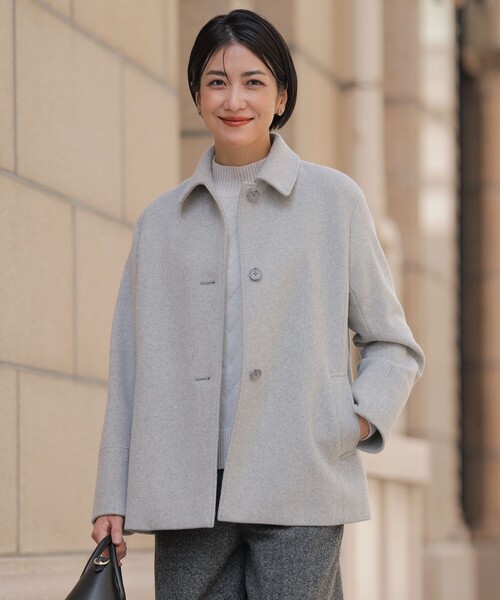 J.PRESS（J.プレス） ステンカラーコート コート ショートビーバー