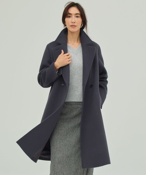 J.PRESS（J.プレス） コート アウター Pureラムウール ダブル ロング