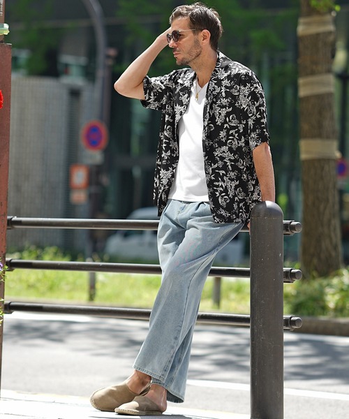 joker（ジョーカー） シャツ 「JOKER」総柄プリント オーバーサイズ