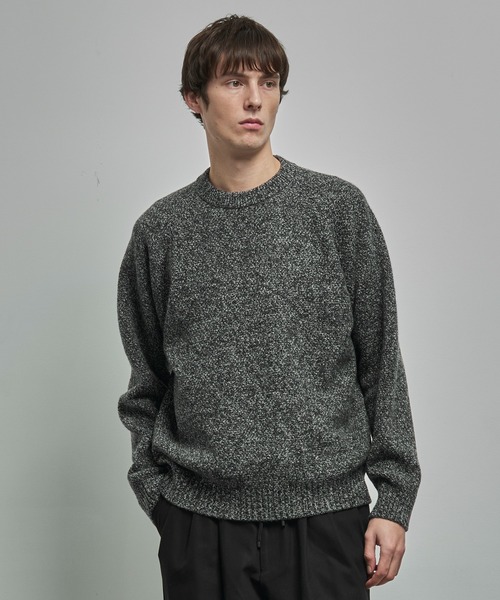 ATON（エイトン） セーター ニット 「ATON」LAMBS WOOL CREWNECK