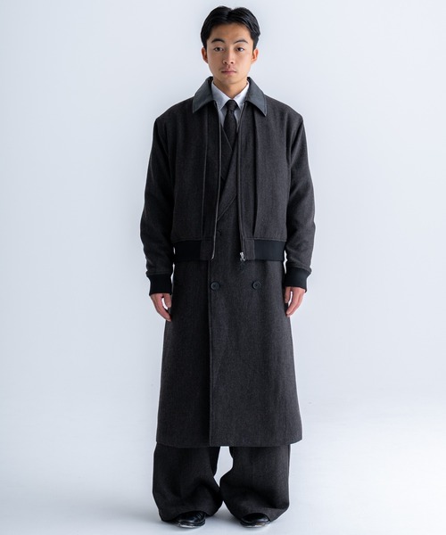 SINSS ブルゾン アウター Tweed short blouson / ツイードショート