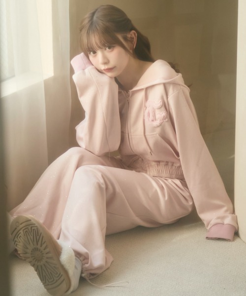 TITTY＆CO.（ティティーアンドコー） スウェットパンツ ジャージ ラメ