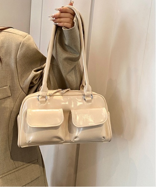 FREE STYLISTS ショルダーバッグ バッグ Y2K フロント 2ポケット