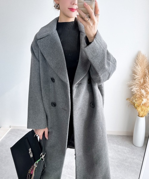 &. NOSTALGIA（ノスタルジア） コート チェスターコート ウール混