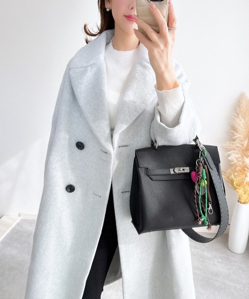 &. NOSTALGIA（ノスタルジア） コート チェスターコート ウール混