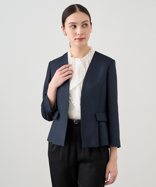 ANAYI（アナイ） ジャケット ノーカラージャケット 「セットアップ対応