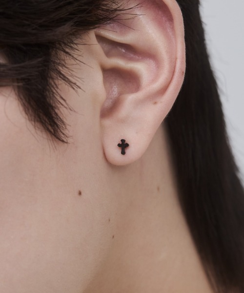 WYZ ピアス 「 金属アレルギー対応 」ミニクロス ピアス サージカル