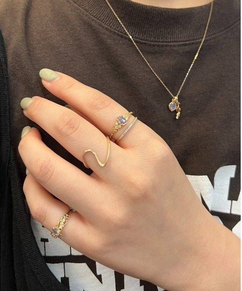 NOJESS（ノジェス） 指輪 リング K10リング レディース : ZOZOTOWN